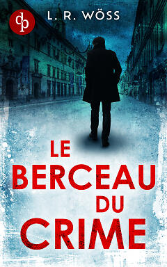 Un inspecteur de dos, dans les rues de Graz la nuit (© Torsten Sohrmann, Buchgewand Coverdesign) Un inspecteur de dos, dans les rues de Graz la nuit