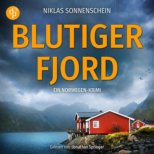 Blutiger Fjord Audiobook Cover Landschaft Norwegen