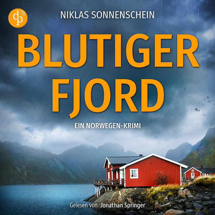 Blutiger Fjord Audiobook Cover Landschaft Norwegen