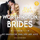 Die unmögliche Wahl der Lady Alice Audio Cover Regency-Pärchen vor prunkvollem Saal
