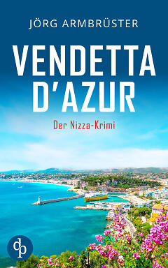 Vendetta d'Azur Cover Blick auf Nizza mit Urlaubsfeeling