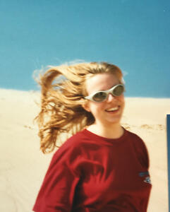 Caitlyn Young auf den Outer Banks in North Carolina