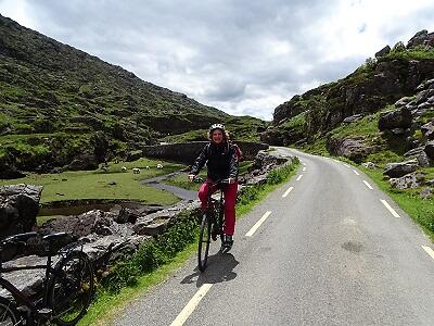 Doris R. Thomas Interview Bild Fahrrad in Irland