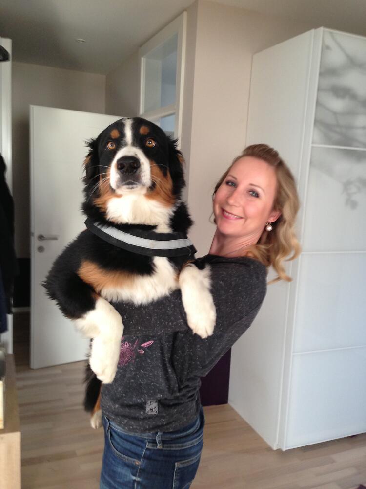 Andie Krown Interview Foto mit Hund