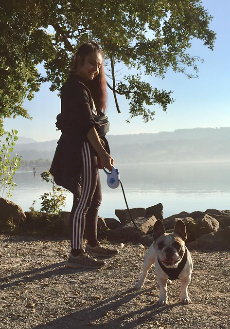 Katja Montejano Interview Bild mit Hund