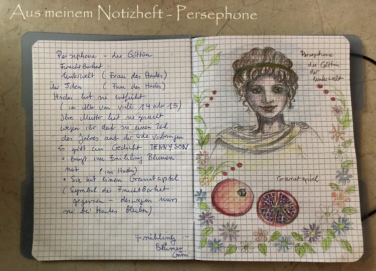 Elisabeth Marienhagen Interview Notiz Persephone