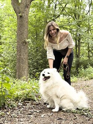 Yvonne Westphal Interview Bild mit Hund